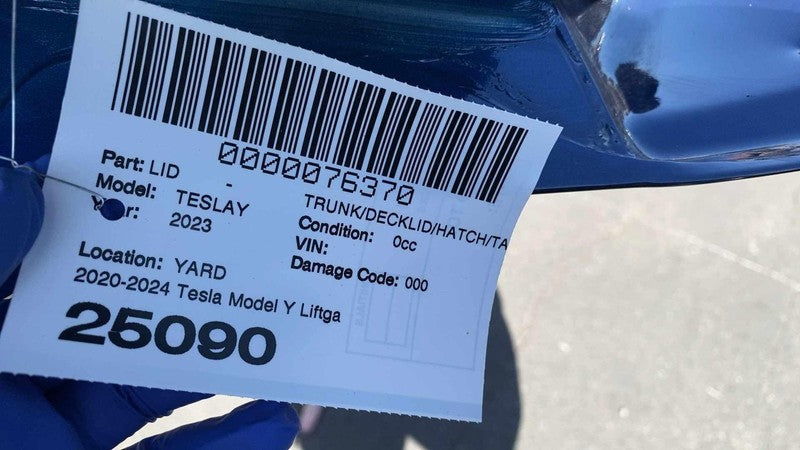 ⭕ 2020-2024 Tesla Model Y Liftgate Hatch Trunk Lid Tailgate Shell Assy