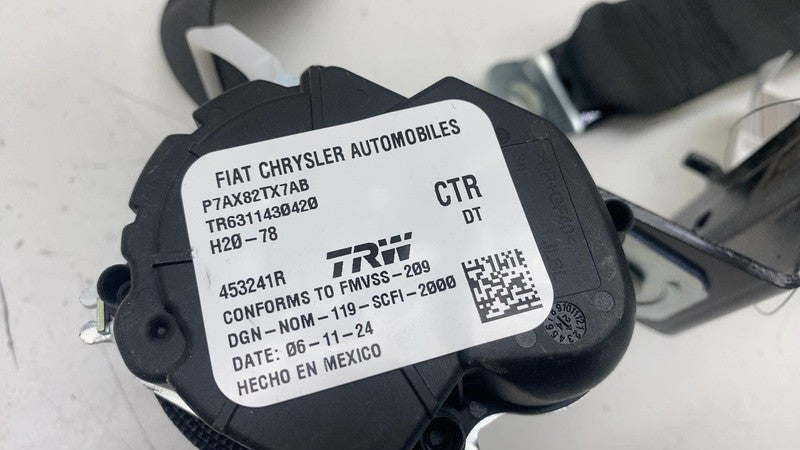 7AX82TX7AB ⭕ 2019-2025 Ram 1500 Rear Center Outer Seat Belt Retractor Black OEM 7AX82TX7AB