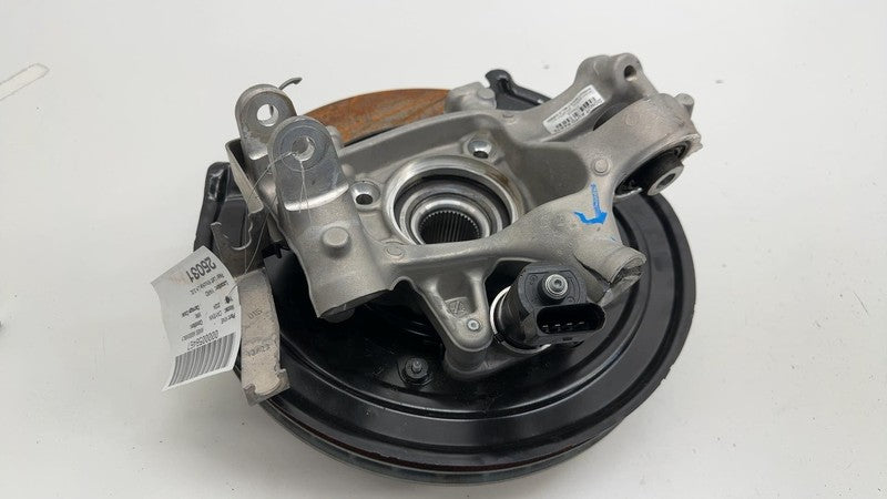9Y0907616 ⭕2024 Porsche Cayenne Rear Left Spindle Knuckle w/ Rotor & Actuator (PARTS ONLY)