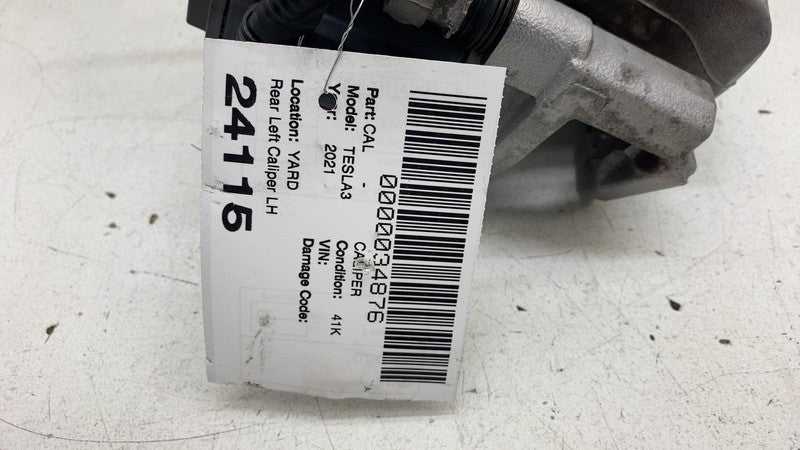 1044623-00-H ⭕ 2017-2025 Tesla Model 3 Rear Left Caliper w/ Brake Line Hose BASE 1044623-00-H
