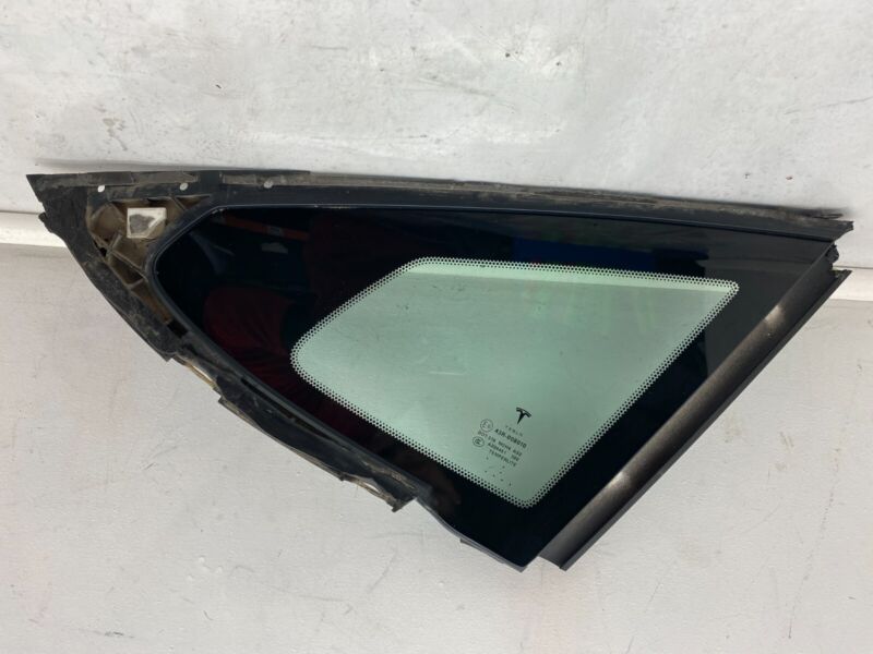 E6 43R-008010 2016-2021 Tesla Model S Rear Driver Side Quarter Window Glass Left LH 43R-008010