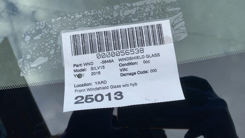 E9 43R-000495 ⭕ 2014 2015 2016 Chevy Silverado 1500 Front Windshield Glass E9 43R-000495