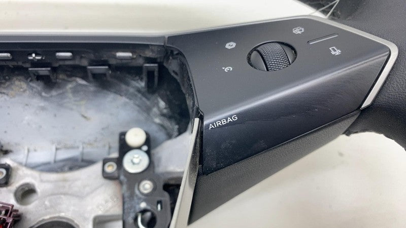 169255100D ⭕ 24-25 Tesla Cybertruck Front Driver Steering Wheel Square Black 1692551-00-D