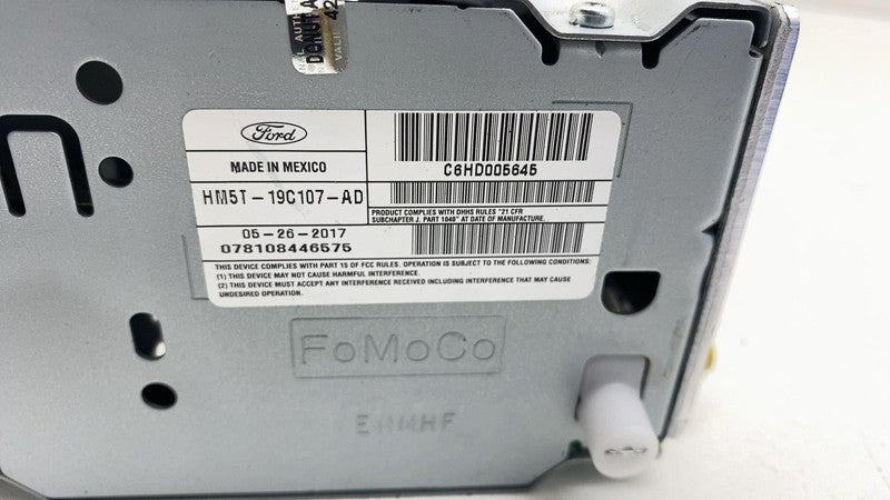 HM5T 19C107 AD 2017 2018 Ford C-Max Stereo AM/FM CD Player Multi Media Radio Audio Receiver