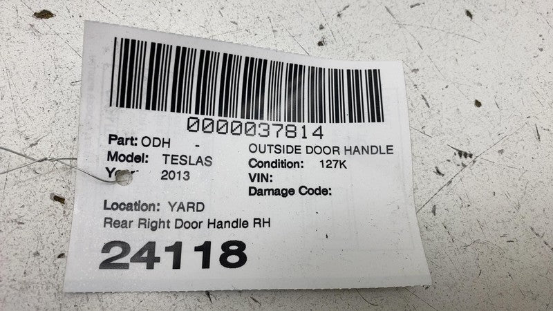 ⭕ 2012-2015 Tesla Model S Rear Passenger Side Exterior Door Handle Out
