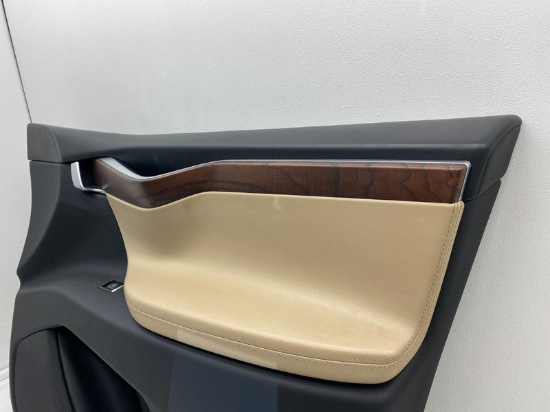 105548313F ⭕16-20 Model X MX Front Right Door Panel Trim Card Cover w/ Molding 1055483-13-F