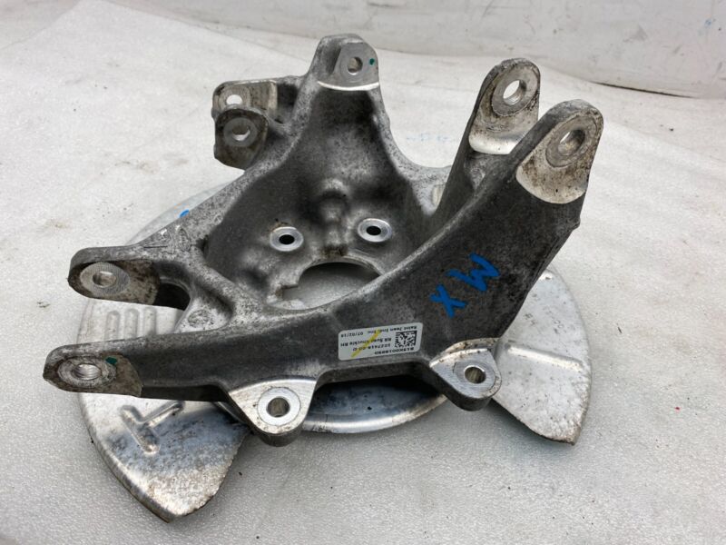 2016-2020 Tesla Model X Rear Right Suspension Spindle Knuckle w/ Rotor Shield RH
