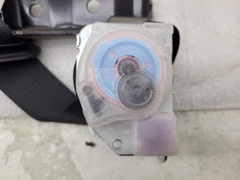 102473200C ⭕ 12-15 Model S Rear Right Seat Belt Retractor w/ Mid C-Pillar Trim 1023136-05-D