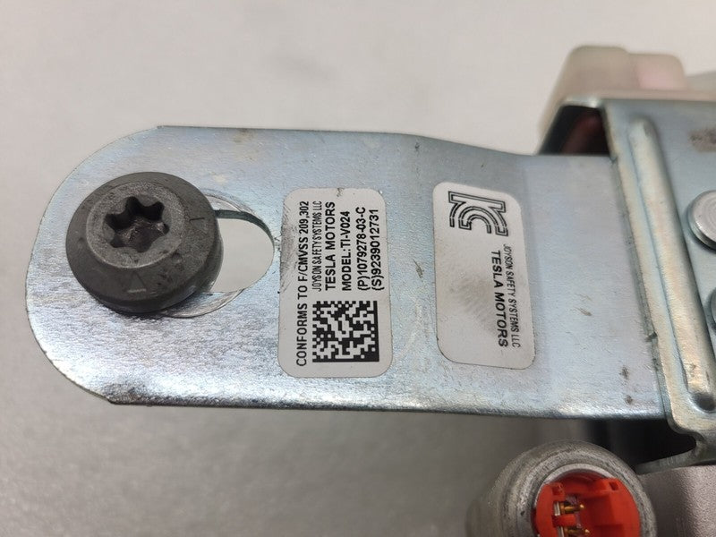 107927803C ⭕ 2016-2020 Tesla Model S Front 1st Row Seat Belt & Retractor Right 1079278-03-C