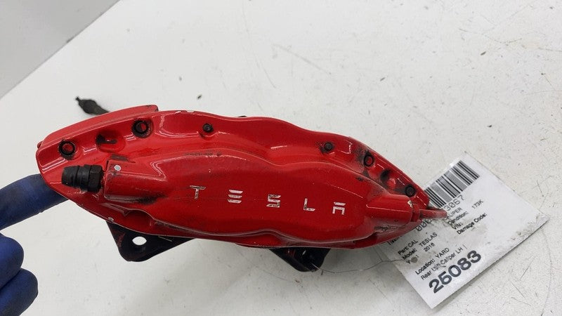 ⭕ 2016-2020 Tesla Model S Rear Side Brembo Caliper w/ Brake Hose Line