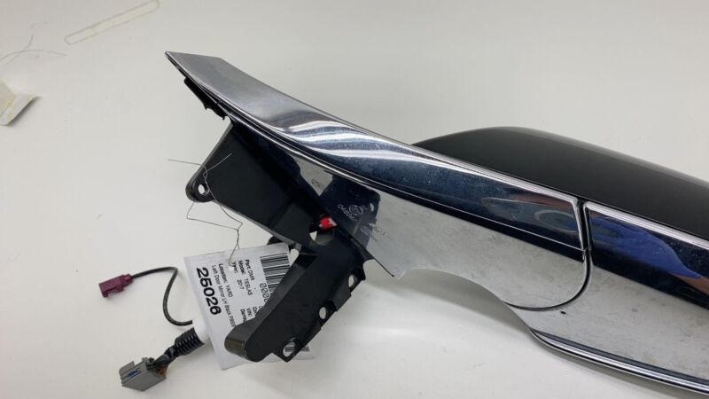 16-20 Tesla Model S Left Exterior Rear View Door Mirror Black PBSB 1041317-00-E