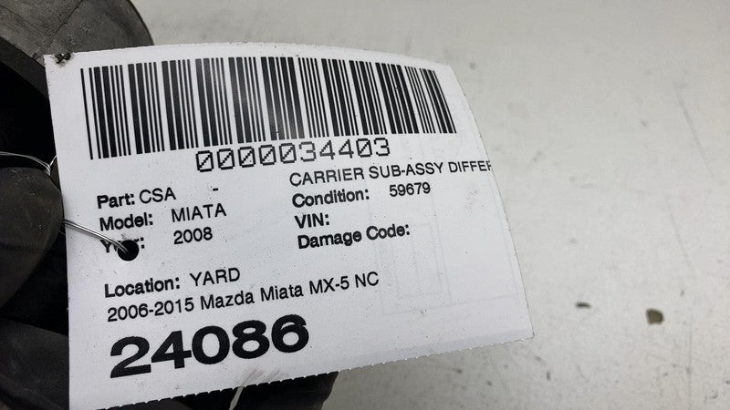 ⭕ 2006-2015 Mazda MX-5 Miata 2.0L 6-Speed Automatic Rear Differential