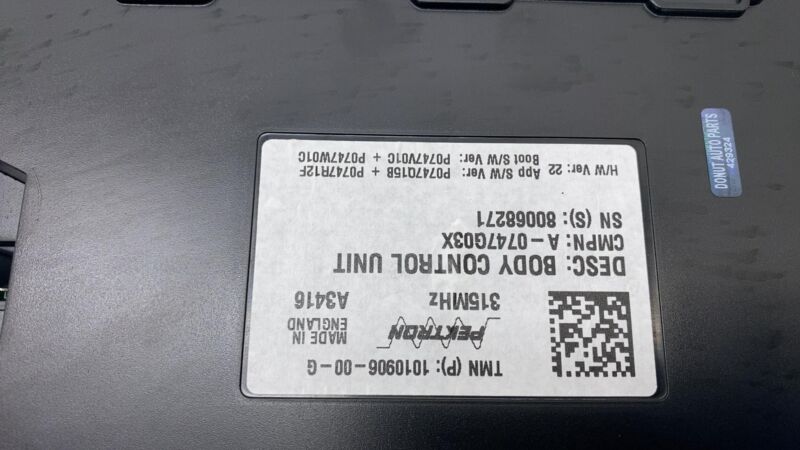 2012-2020 Tesla Model S Body Controller Control Module 315MHZ + Smart Key Remote