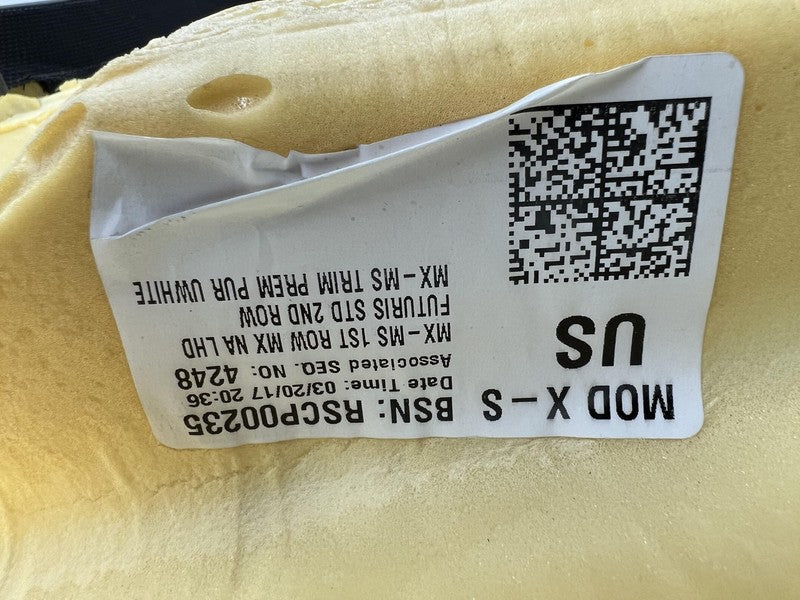 ⭕ 2016-2020 Tesla Model S MS Rear 2nd Row Upper & Lower Cushion Seat C