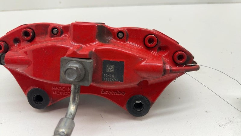 ⭕ 12-20 Tesla Model S Rear Passenger Side Caliper Red w/ Brake Hose Li