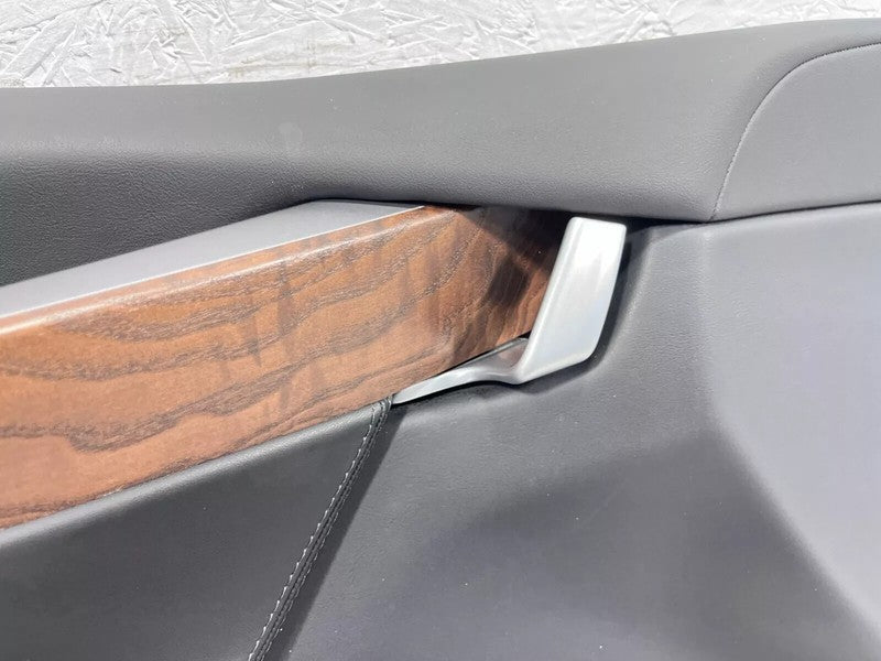 ⭕ 16-20 Model X Front Left Door Panel Trim Card Cover w/ Molding LH 10