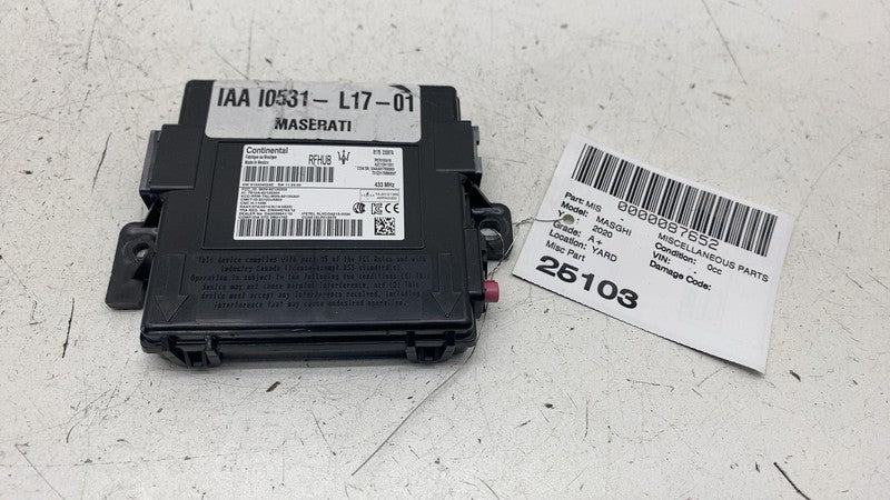 ⭕ 14-20 Maserati Ghibli Keyless Antenna Receiver Control Module Unit 6