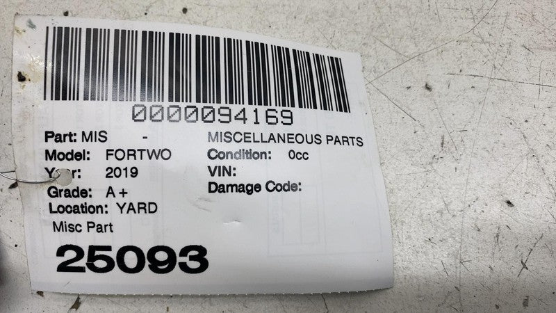 ⭕ 2019 Smart EQ Fortwo Ignition Barrel Switch w/ Key Assembly 28591000