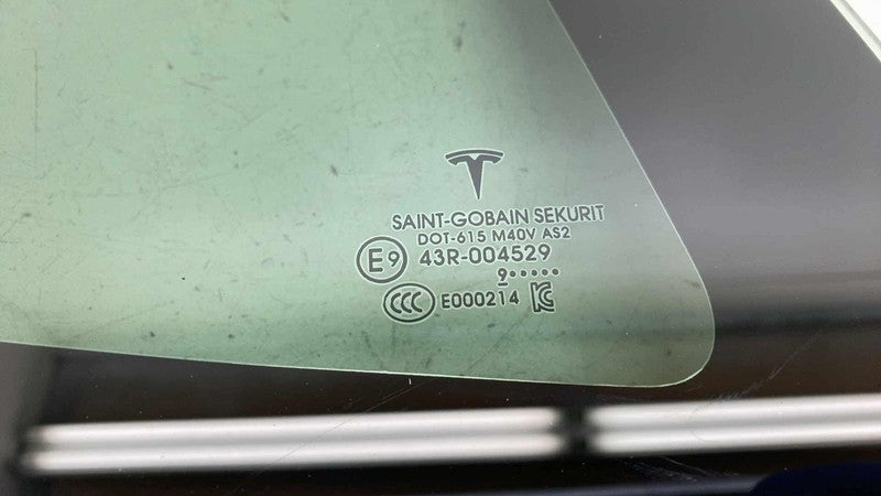 108070600H ⭕ 2017-2020 Tesla Model 3 Rear Right Quarter Fixed Window Glass RH 1080706-00-H