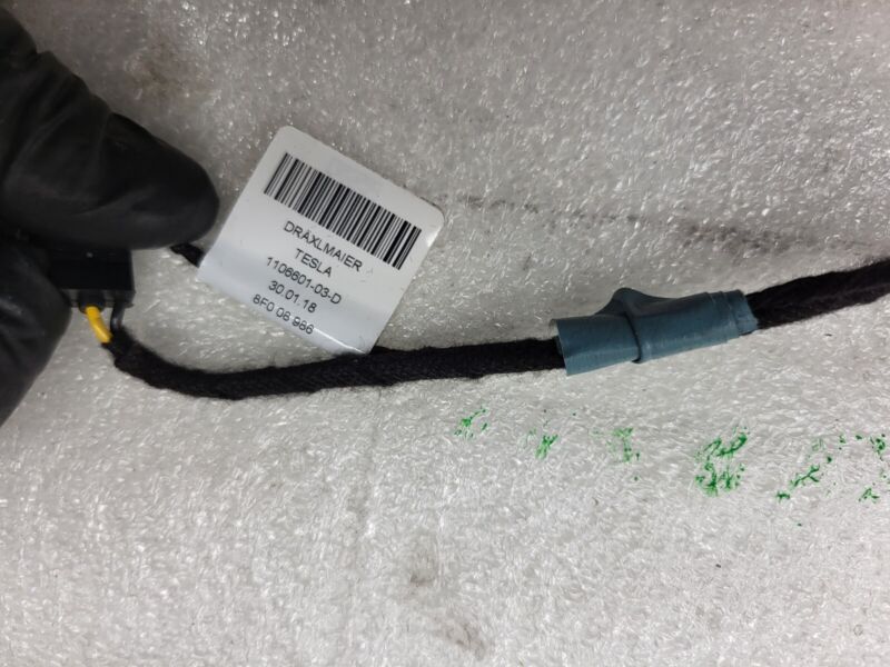 110660103D 2017-2022 Tesla Model 3 Rear Left=Right Ambient Light Door Map Pocket w/ Harness