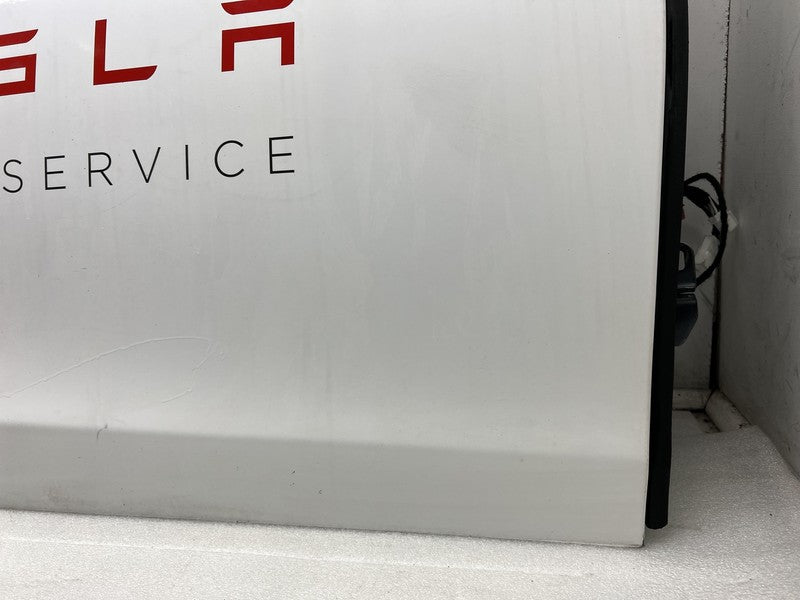⭕ 12-15 Tesla Model S Front Passenger Door Panel Right Silver - PMSS (Wrapped)