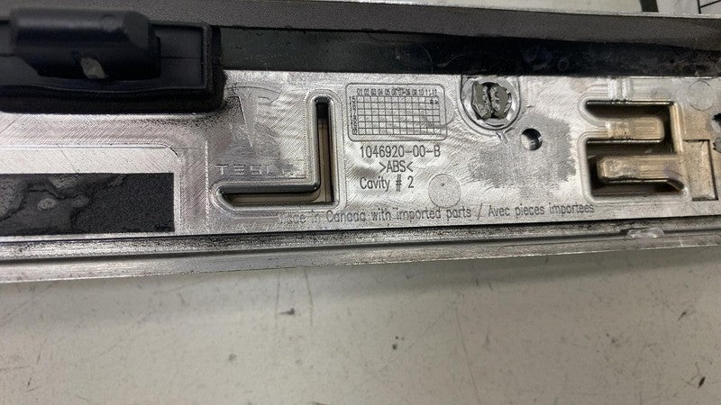 104692000B ⭕ 2016-2020 Tesla Model X MX Rear Trunk Lid Mold Chrome Molding OEM 1046920-00-B