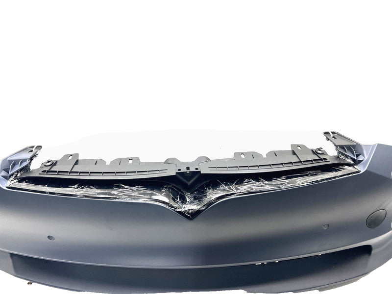 1750101S0D ⭕21-23 Tesla Model S Front Bumper Cover w/ Foglight Primed Assembly 1750101-S0-D