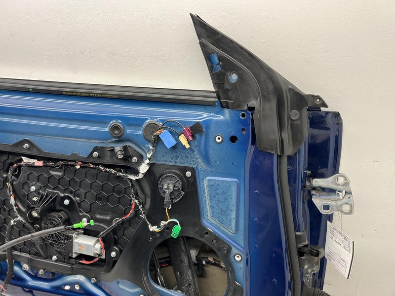 1081421-E0-C ⭕ 2017-2020 Tesla Model 3 Front Door Shell Panel Left Blue - PPSB 1081421-E0-C