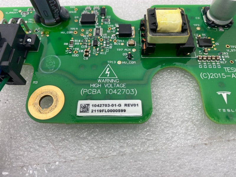 104270301G ⭕ 12-20 Model S PCBA High Voltage Battery Standby Supply Board Unit 1042703-01-G