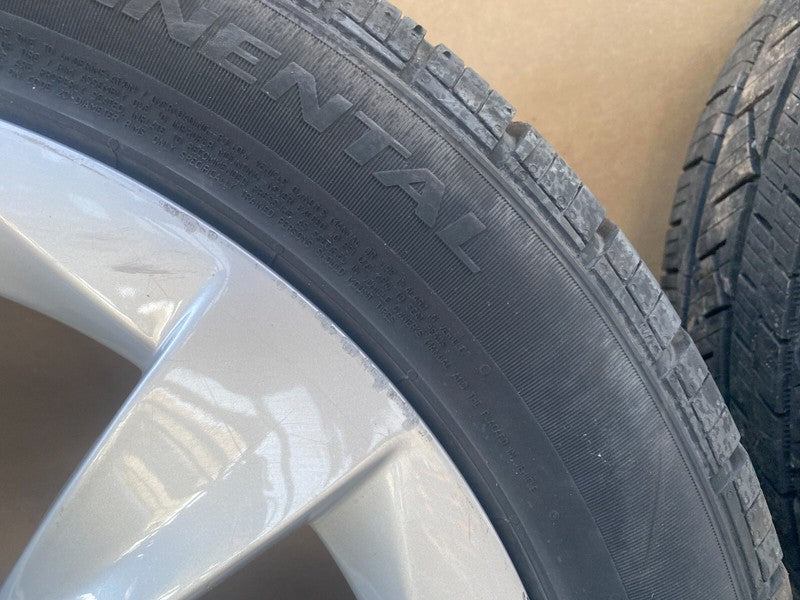 1027245 00 C 2016-2020 Tesla Model X 20" Wheel Rim 20x9.5 +40MM Continental Tire 275/45R20 x3