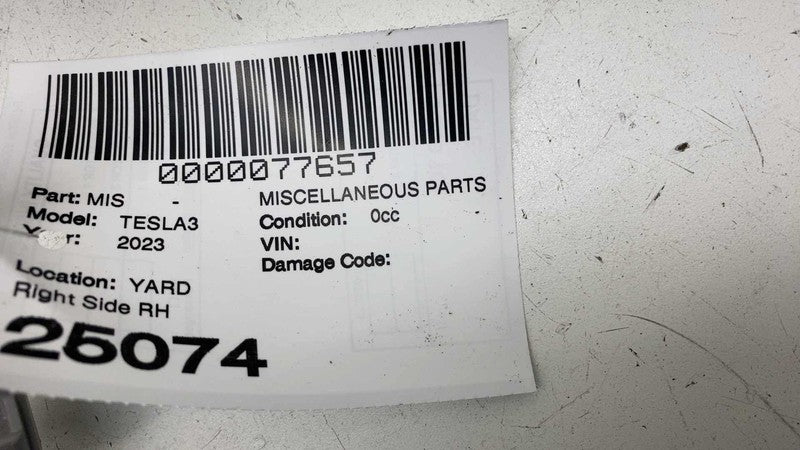 ⭕ 2017-2023 Model 3 Front Passenger Side Seat Lower Cushion Leather Bl