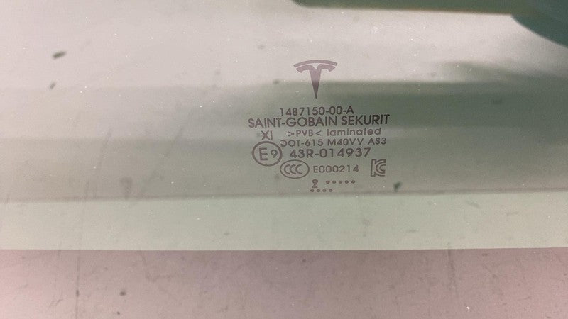 ⭕ 17-19 Model 3 Middle Panoramic Sunroof Fixed Roof Glass Moonroof 148