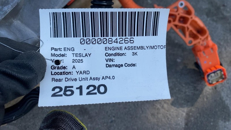 ⭕ 25-26 Tesla Model Y Rear Drive Unit Motor 3DU AP4.0 (Low Current) 11