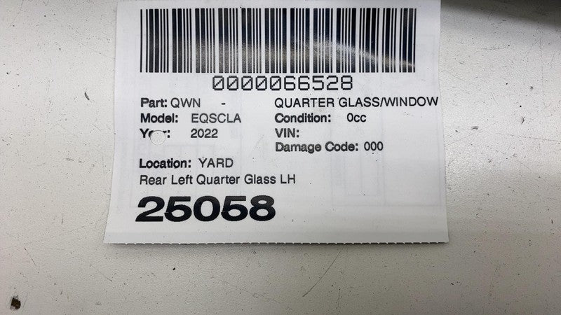 A2976702300 ⭕22-25 EQS 450+ V297 Front Left Exterior A-Pillar Quarter Glass Trim A2976702300