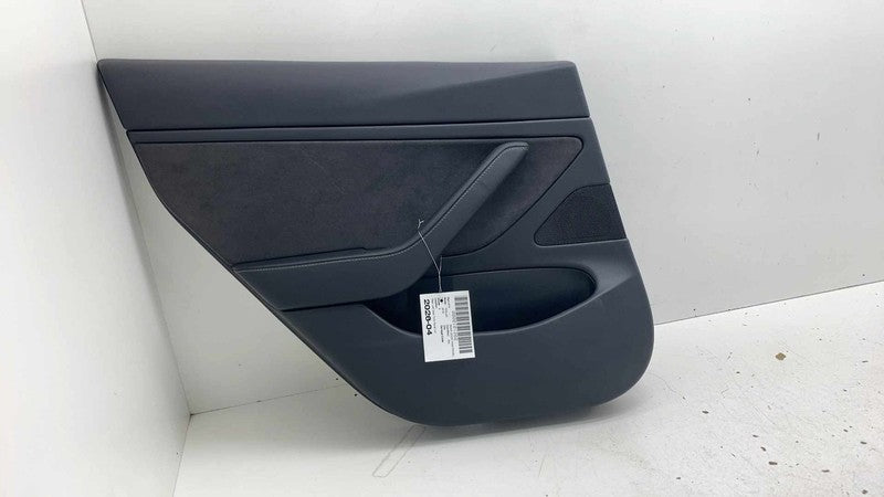 ⭕ 17-20 Tesla Model 3 Rear Left Interior Door Panel Trim Card Cover 11