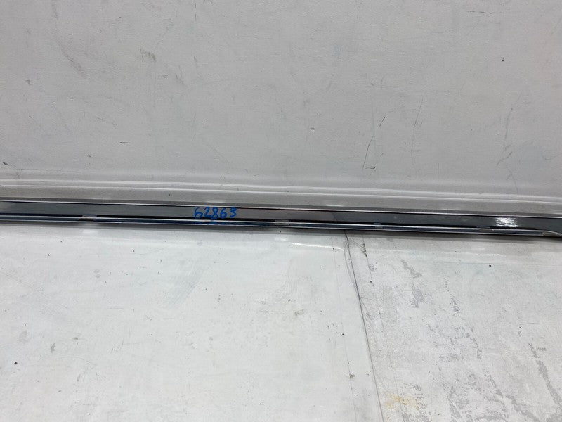⭕ 12-15 Tesla Model S Passenger Rocker Panel Bright Molding Sill Right (Metal)