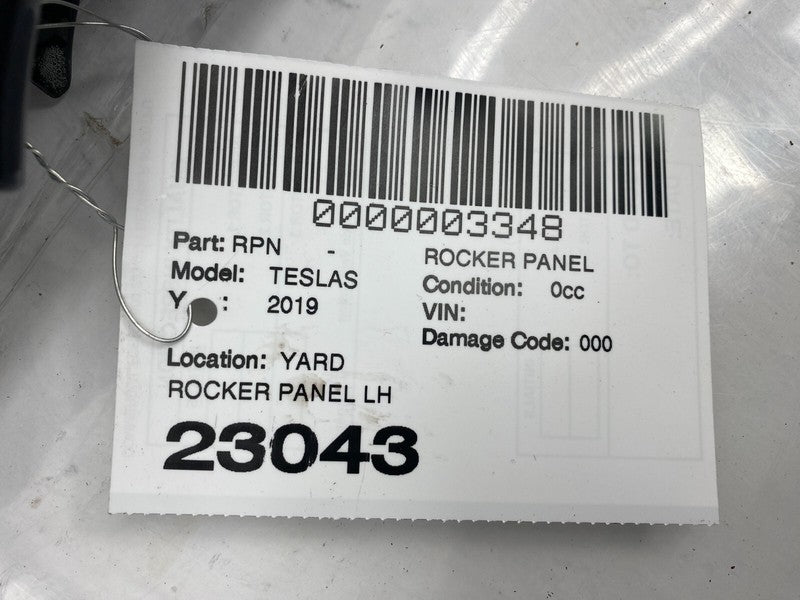 ⭕ 12-20 Tesla Model S Left Rocker Panel Outer Molding Sill Panel & Scuff Plate