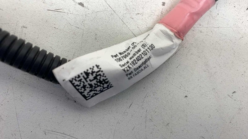 106795900D ⭕ 2017-2023 Tesla Model 3 M3 Rear Bumper Wiring Harness Cable Wire 1067959-00-D