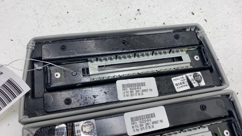 102423909B 12-15 Model S Left & Right Center Console Armrest Pad 1024239-09-B/1024240-09-B