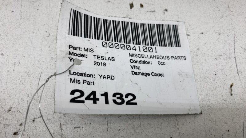 600891200C 12-20 Model S Front Right Door Lock Latch Actuator w/ Release Cable 6008912-00-C
