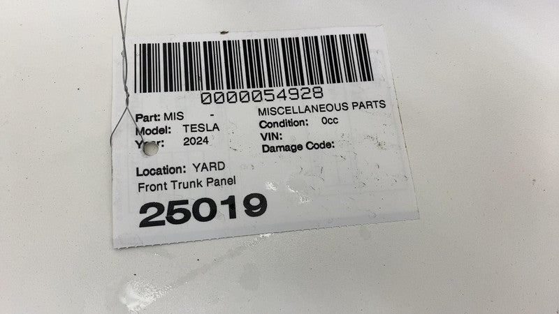 ⭕ 2024-2025 Tesla Cybertruck Front Frunk Fascia Bumper Cover Panel 204