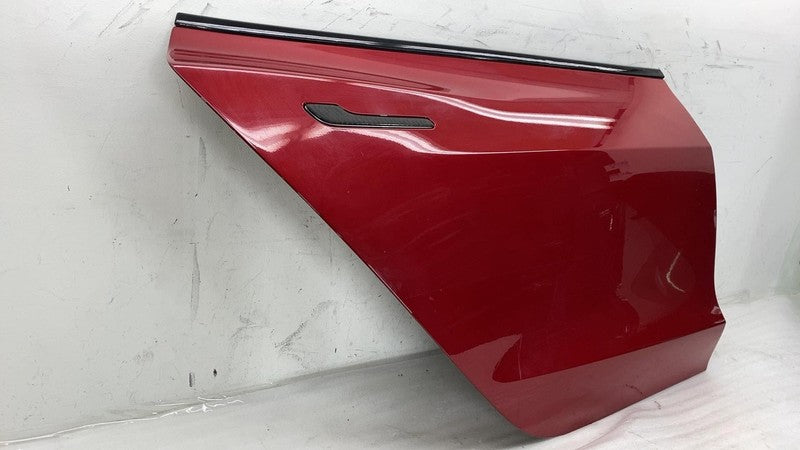 1081440-E0-C ⭕ 2017-2020 Tesla Model 3 Rear Side Door Shell Panel Right Red PPMR 1081440-E0-C