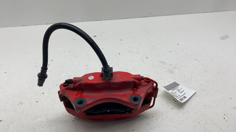 ⭕ 2016-2020 Tesla Model X Rear Driver Side Caliper Red w/ Brake Hose L