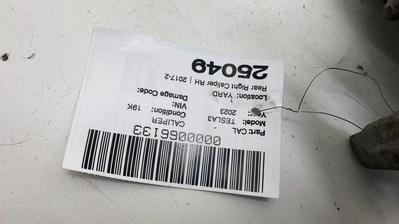 ⭕ 2017-2025 Tesla Model 3 Rear Right Caliper w/ Brake Hose Line OEM 10