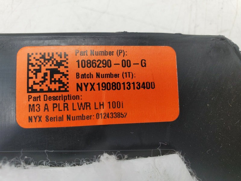 1086290 00 G ⭕ 2017-2022 Model 3 Lower Left A-Pillar Sill Scuff Plate Trim Cover 1086290-00-G