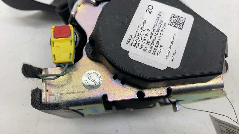 ⭕ 17-23 Model 3 M3 Rear Left or Right 2nd Row Seat Belt & Retractor 10