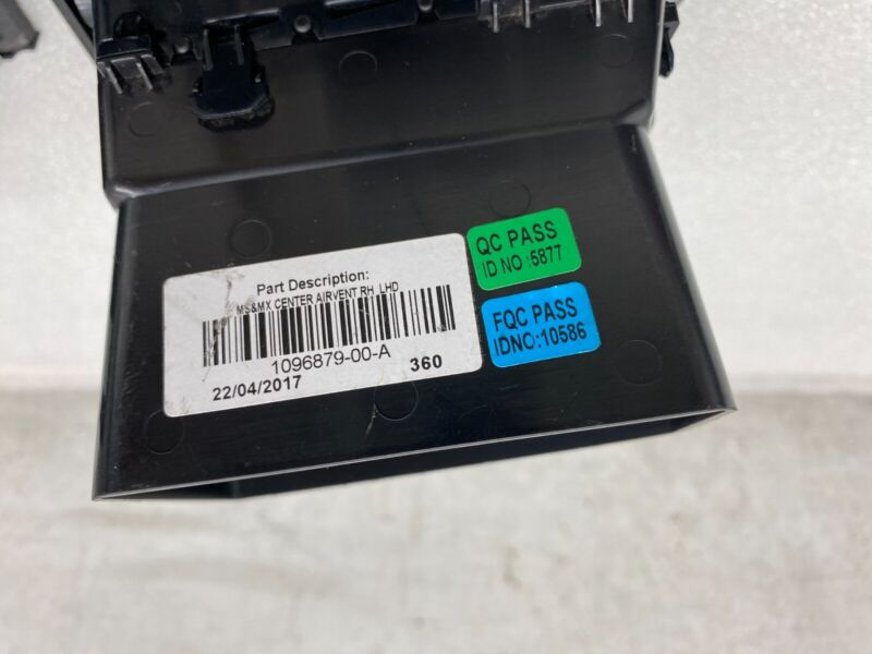 109687900A ⭕2012-2020 Tesla Model S MS SET of Dash A/C Air Vent Outlet Dashboard Trim Panel