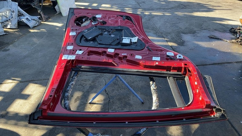 1028790-E0-K ⭕ 2016-2023 Tesla Model X Rear Driver Side Falcon Door Shell Panel LH Red - PPMR
