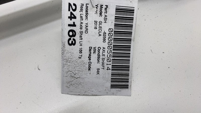 1603301492 2016-2018 Mercedes-Benz GLE350 Rear Driver Side CV Axle Shaft Halfshaft Left OEM