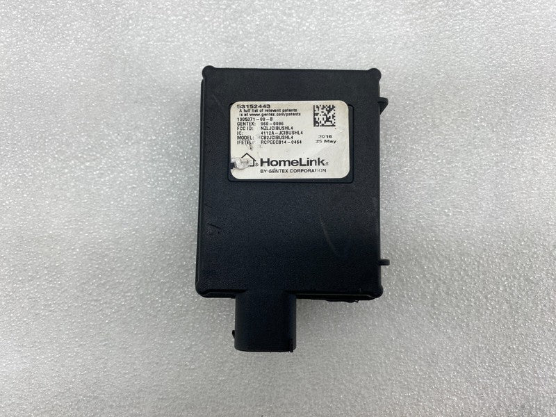 100537100B ⭕ 12-17 Tesla Model S Homelink Computer Garage Door Opener Module 1005371-00-B